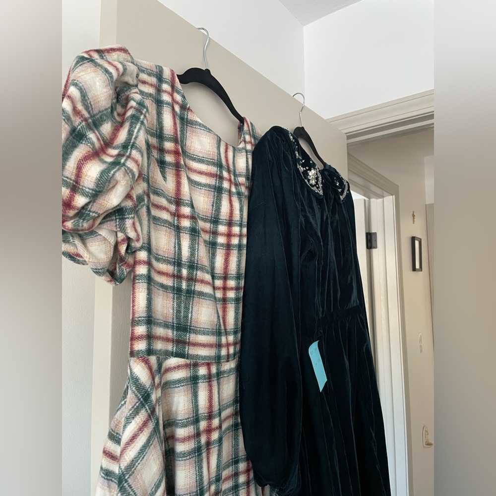 Teal Velvet Dress (8) | NWOT | Ivy City Co